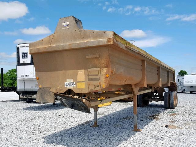 1L01C382611147424 - 2000 DUMP TRAILER BROWN photo 2