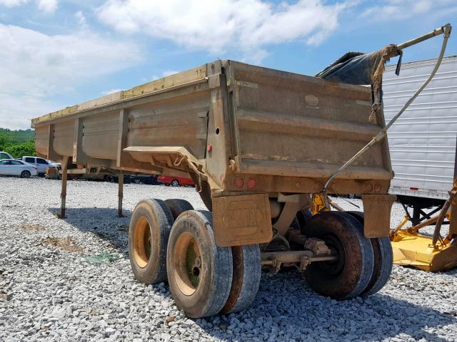 1L01C382611147424 - 2000 DUMP TRAILER BROWN photo 3