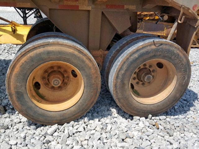 1L01C382611147424 - 2000 DUMP TRAILER BROWN photo 8