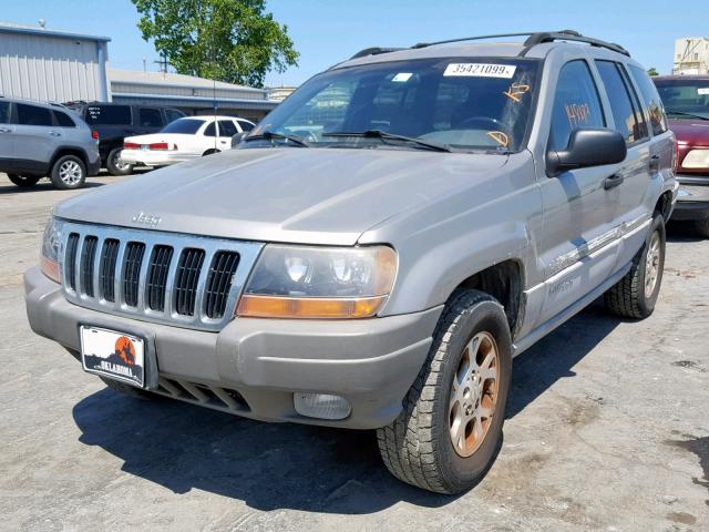 1J4GW48N5YC104749 - 2000 JEEP GRAND CHER GRAY photo 2