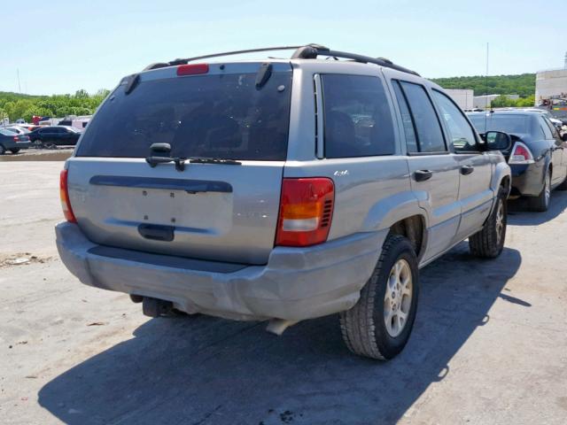 1J4GW48N5YC104749 - 2000 JEEP GRAND CHER GRAY photo 4