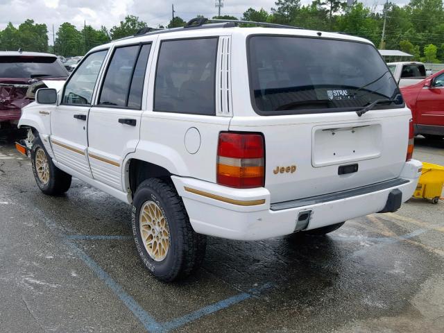 1J4FX78S9SC609359 - 1995 JEEP GRAND CHER WHITE photo 3