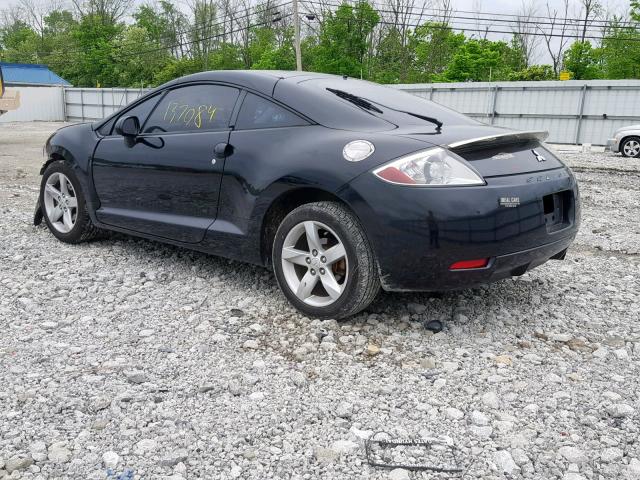 4A3AK24F37E016289 - 2007 MITSUBISHI ECLIPSE GS BLACK photo 3