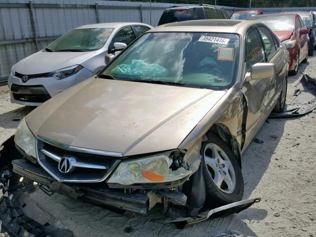 19UUA56693A089221 - 2003 ACURA 3.2TL GOLD photo 2