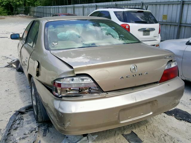 19UUA56693A089221 - 2003 ACURA 3.2TL GOLD photo 3