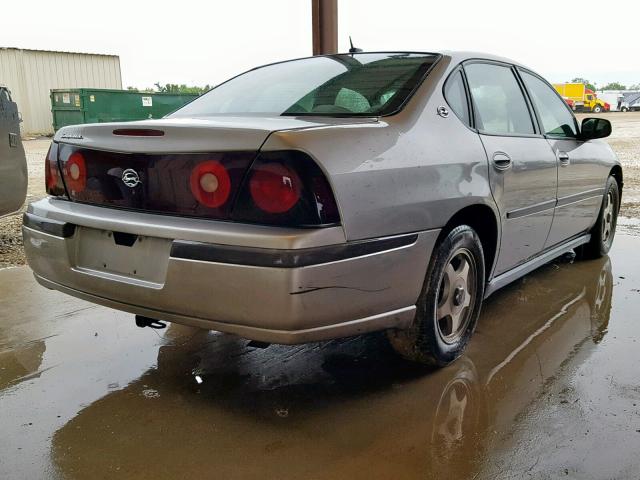 2G1WF52E859384856 - 2005 CHEVROLET IMPALA SILVER photo 4