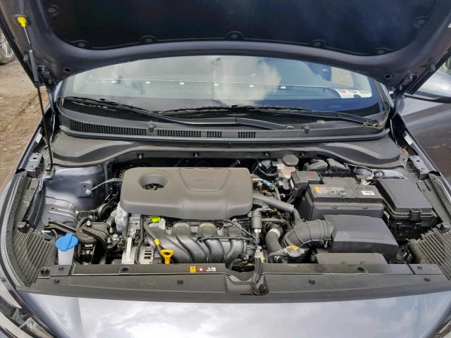 3KPC24A39KE058352 - 2019 HYUNDAI ACCENT SE GRAY photo 7