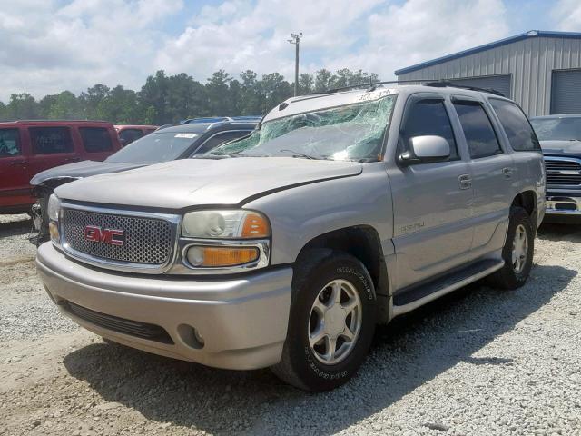 1GKEK63U24J199154 - 2004 GMC YUKON DENA SILVER photo 2