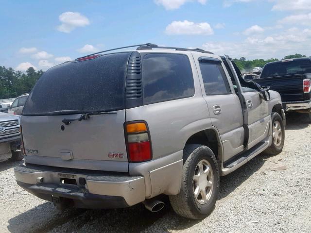 1GKEK63U24J199154 - 2004 GMC YUKON DENA SILVER photo 4