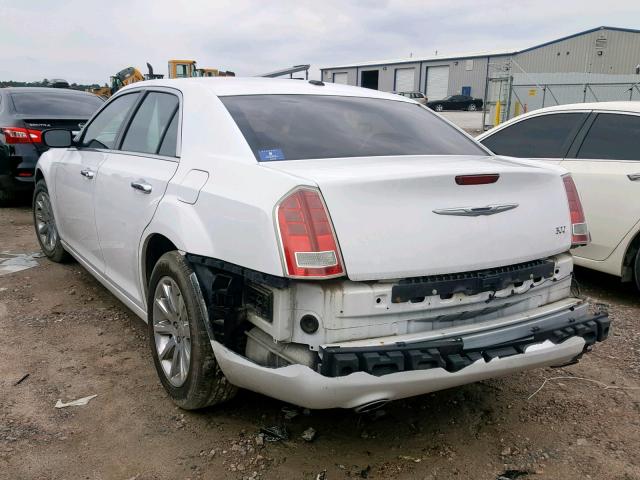 2C3CA5CG0BH519147 - 2011 CHRYSLER 300 LIMITE WHITE photo 3