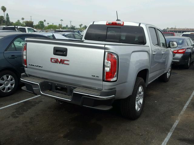 1GTG5CE38G1394680 - 2016 GMC CANYON SLE SILVER photo 4