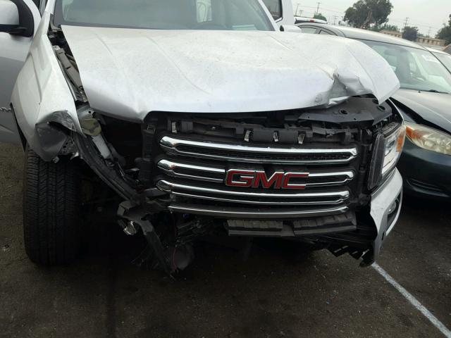 1GTG5CE38G1394680 - 2016 GMC CANYON SLE SILVER photo 7