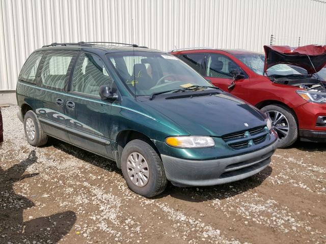 2B4FP2533TR579710 - 1996 DODGE CARAVAN GREEN photo 1