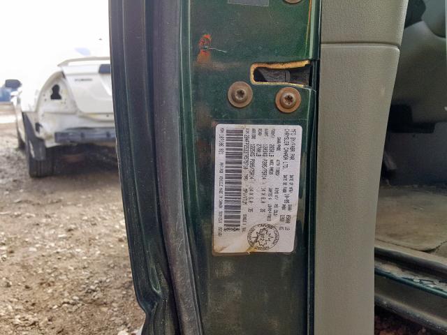 2B4FP2533TR579710 - 1996 DODGE CARAVAN GREEN photo 10