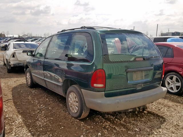 2B4FP2533TR579710 - 1996 DODGE CARAVAN GREEN photo 3