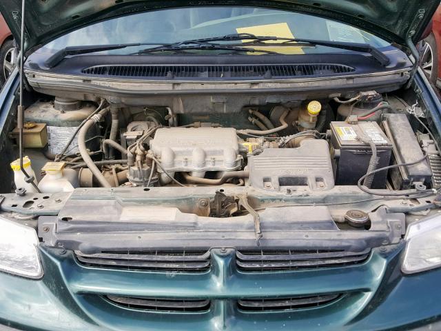 2B4FP2533TR579710 - 1996 DODGE CARAVAN GREEN photo 7