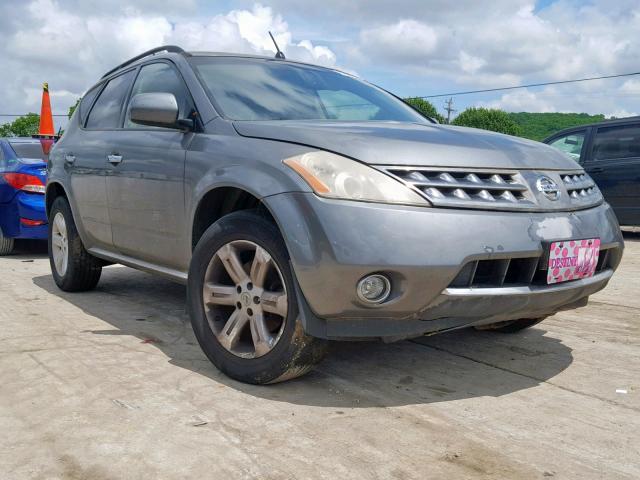 JN8AZ08T57W511949 - 2007 NISSAN MURANO SL GRAY photo 1