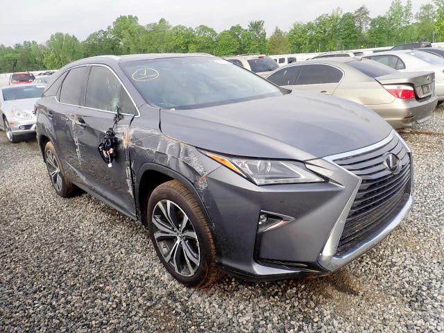 JTJGZKCA2J2000654 - 2018 LEXUS RX 350 L CHARCOAL photo 1