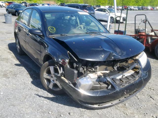1G8AL55F27Z187859 - 2007 SATURN ION LEVEL BLACK photo 1