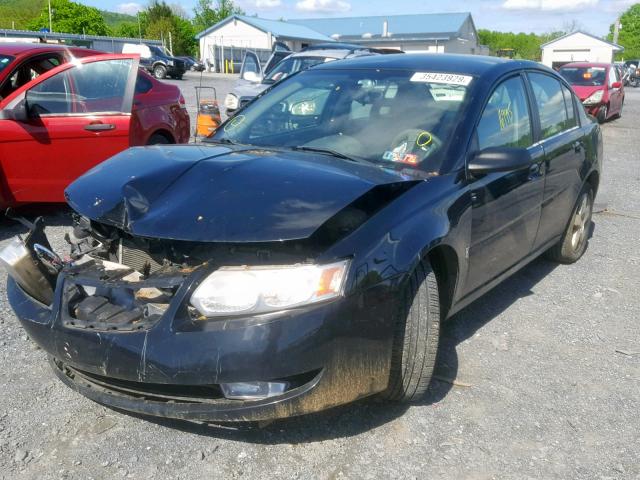 1G8AL55F27Z187859 - 2007 SATURN ION LEVEL BLACK photo 2