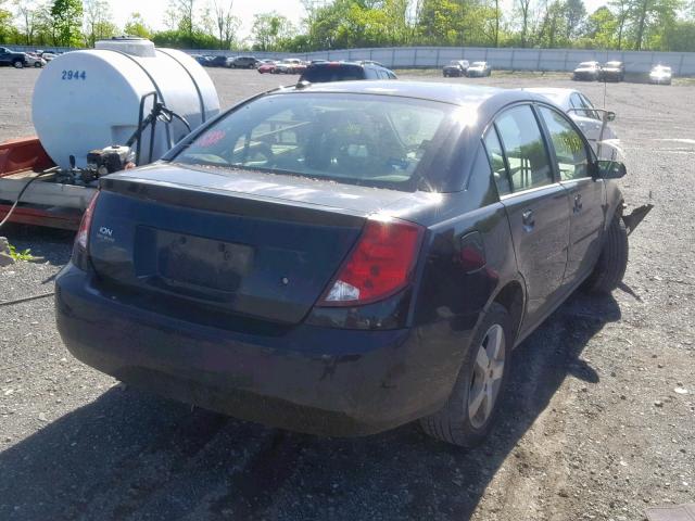 1G8AL55F27Z187859 - 2007 SATURN ION LEVEL BLACK photo 4