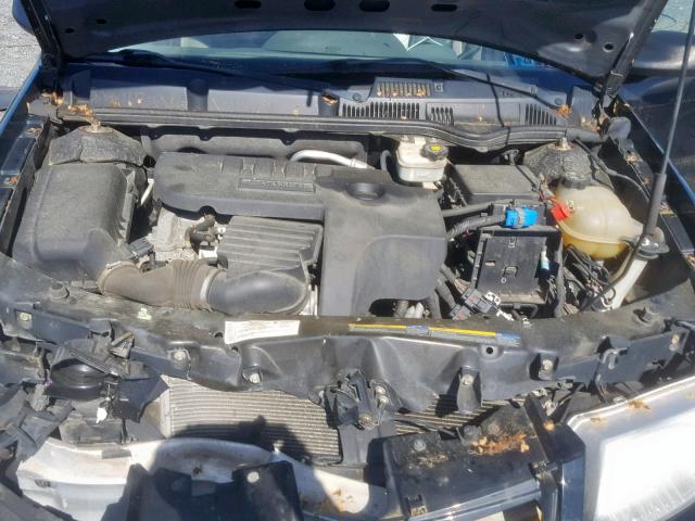 1G8AL55F27Z187859 - 2007 SATURN ION LEVEL BLACK photo 7