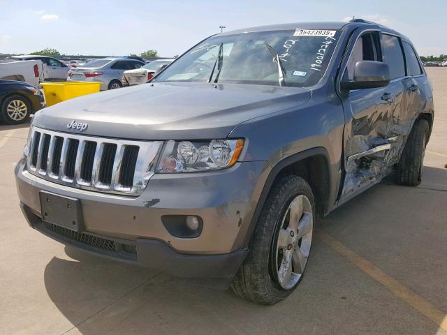 1C4RJEAG5DC519319 - 2013 JEEP GRAND CHER GRAY photo 2