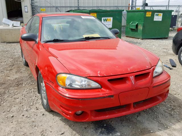 1G2NW12E35M173390 - 2005 PONTIAC GRAND AM G RED photo 1