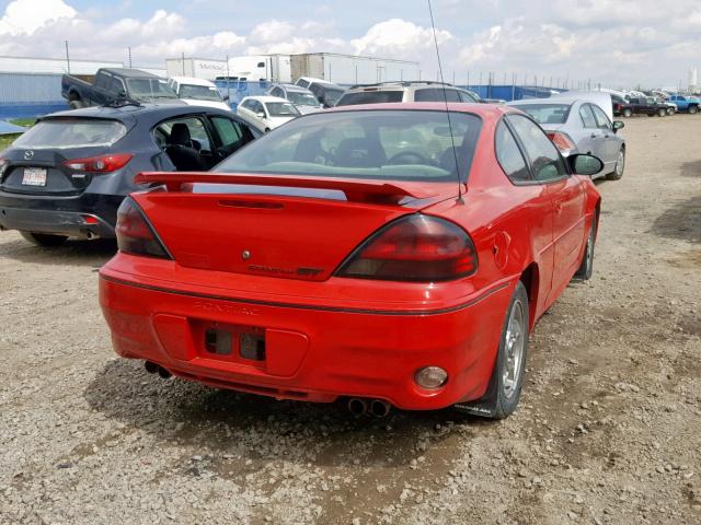 1G2NW12E35M173390 - 2005 PONTIAC GRAND AM G RED photo 4