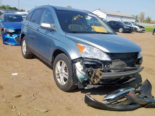 5J6RE4H79BL096272 - 2011 HONDA CR-V EXL GREEN photo 1