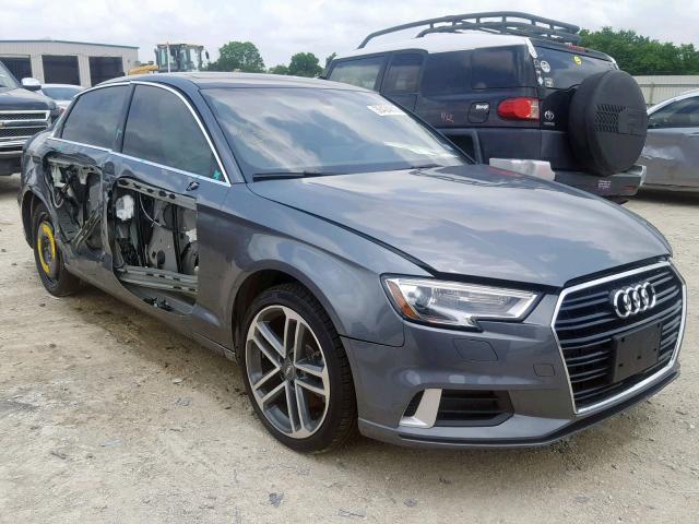 WAUAUGFFXK1010798 - 2019 AUDI A3 PREMIUM GRAY photo 1