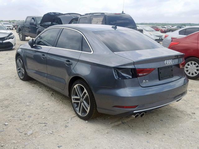 WAUAUGFFXK1010798 - 2019 AUDI A3 PREMIUM GRAY photo 3