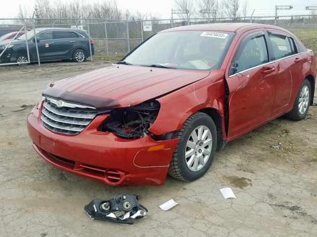 1C3LC46B79N525274 - 2009 CHRYSLER SEBRING LX RED photo 2