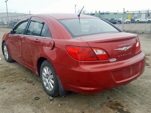 1C3LC46B79N525274 - 2009 CHRYSLER SEBRING LX RED photo 3