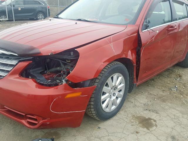 1C3LC46B79N525274 - 2009 CHRYSLER SEBRING LX RED photo 9