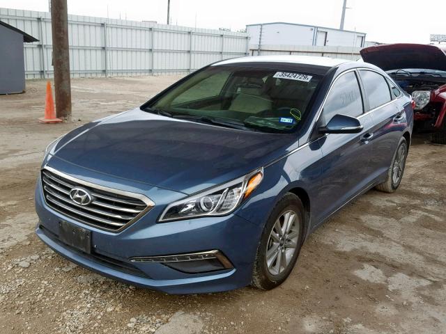 5NPE24AA2GH413369 - 2016 HYUNDAI SONATA ECO BLUE photo 2