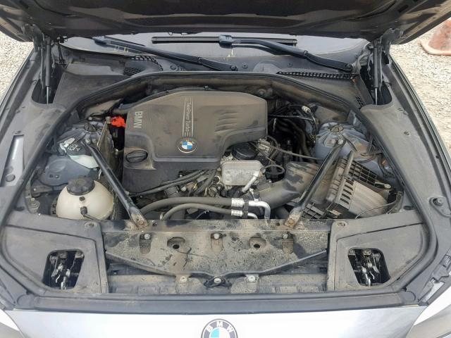 WBAXH5C50DD108447 - 2013 BMW 528 XI GRAY photo 7