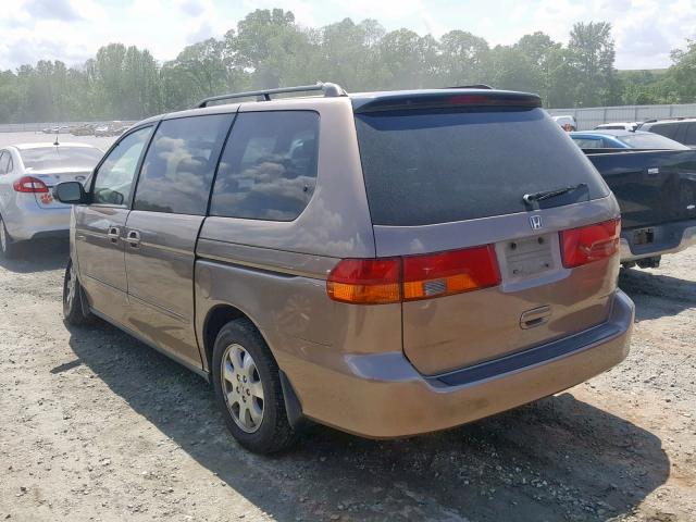 5FNRL18943B137455 - 2003 HONDA ODYSSEY EX GOLD photo 3