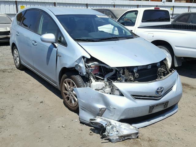 JTDZN3EU2E3323218 - 2014 TOYOTA PRIUS V BLUE photo 1