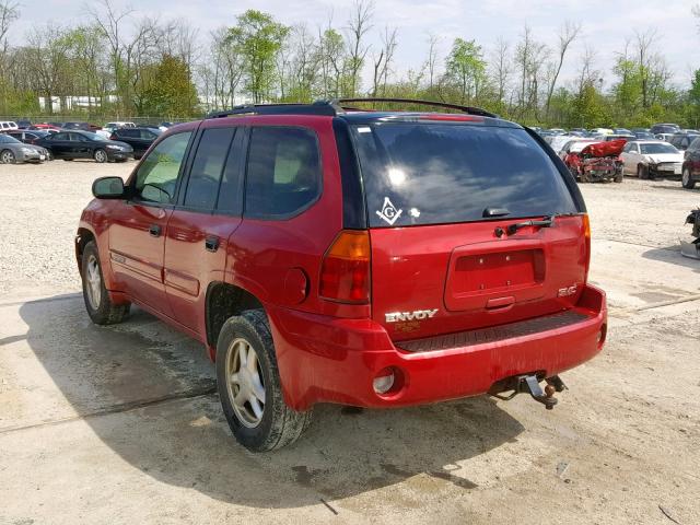 1GKDT13SX52312631 - 2005 GMC ENVOY RED photo 3