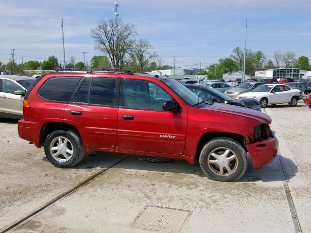 1GKDT13SX52312631 - 2005 GMC ENVOY RED photo 9