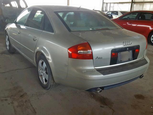 WAULT64B73N102581 - 2003 AUDI A6 3.0 QUA BEIGE photo 3