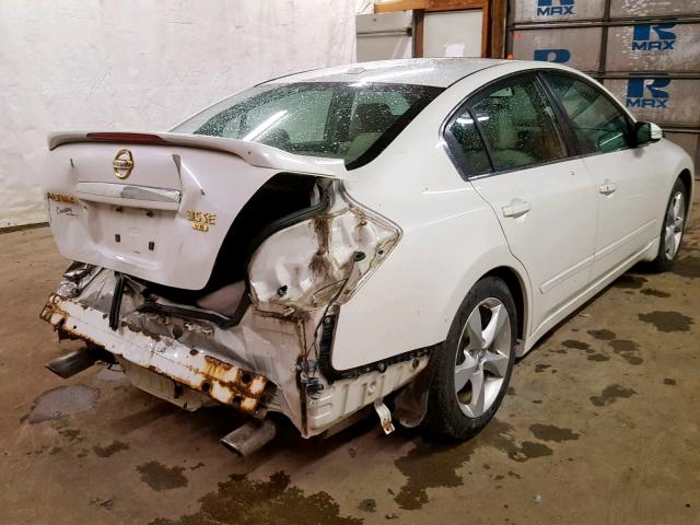 1N4BL21E08N401204 - 2008 NISSAN ALTIMA 3.5 WHITE photo 4