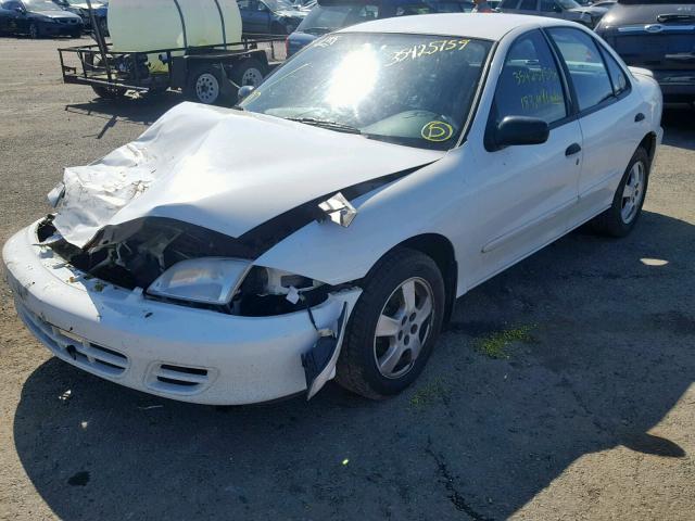 1G1JF5242Y7303129 - 2000 CHEVROLET CAVALIER L WHITE photo 2