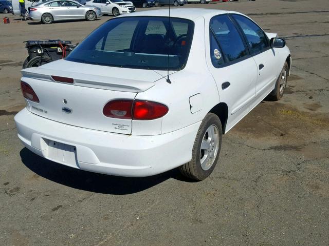 1G1JF5242Y7303129 - 2000 CHEVROLET CAVALIER L WHITE photo 4