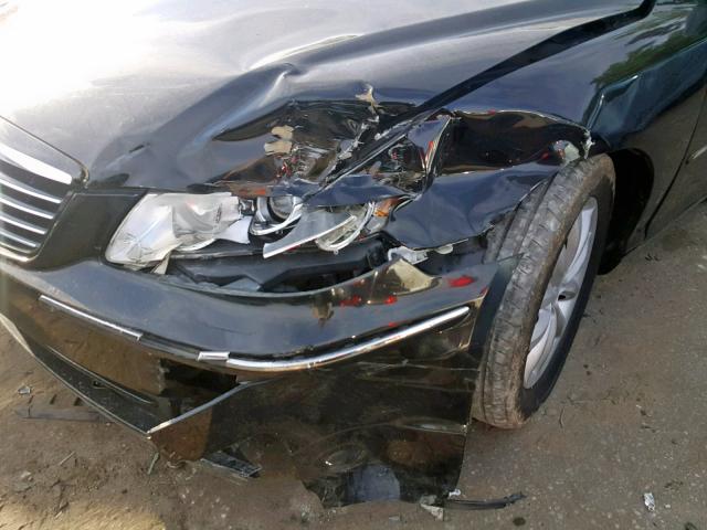 KMHFC46F77A212401 - 2007 HYUNDAI AZERA SE BLACK photo 9