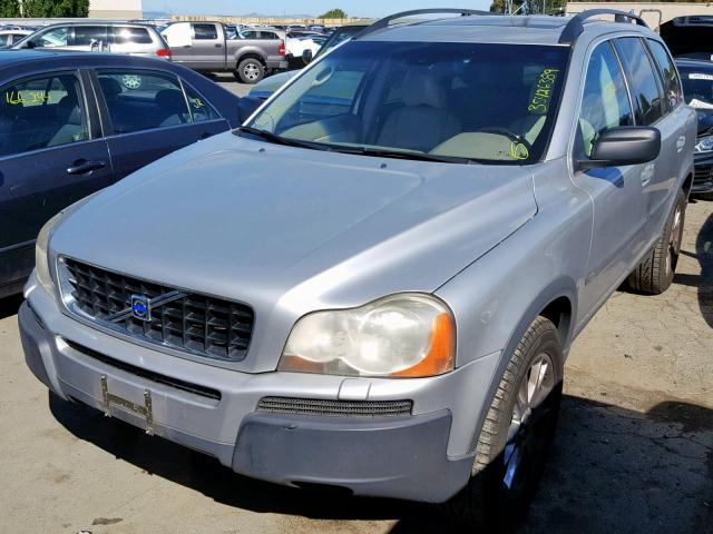 YV1CZ911151136194 - 2005 VOLVO XC90 T6 SILVER photo 2