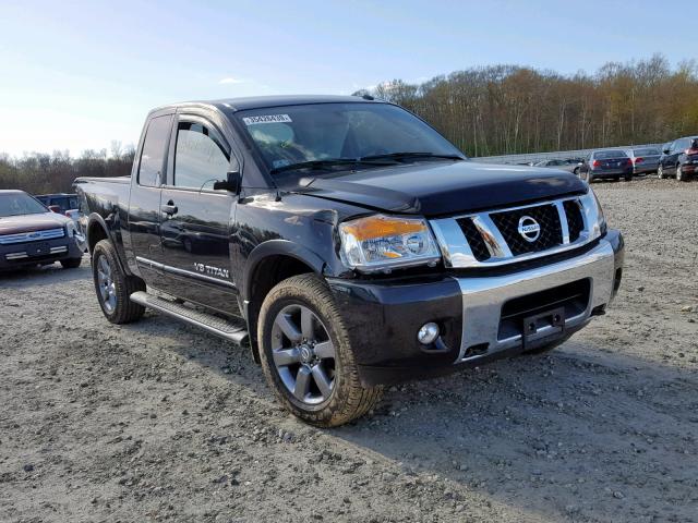 1N6AA0CC6FN512460 - 2015 NISSAN TITAN S BLACK photo 1