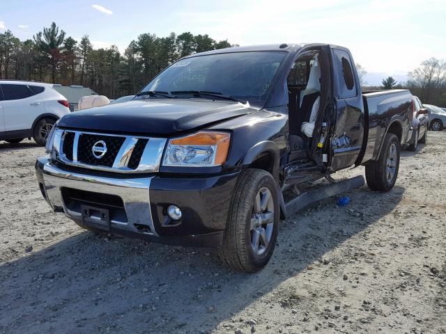 1N6AA0CC6FN512460 - 2015 NISSAN TITAN S BLACK photo 2