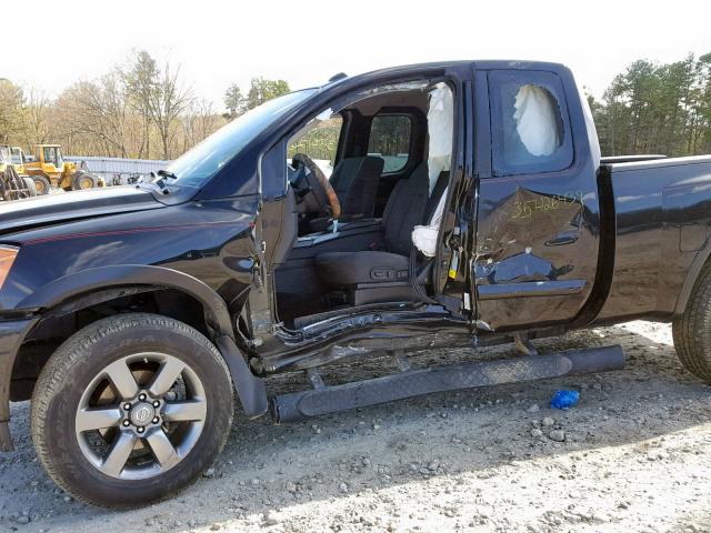 1N6AA0CC6FN512460 - 2015 NISSAN TITAN S BLACK photo 9